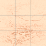 Sepia sketch with grid