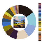 Colour wheel / palette