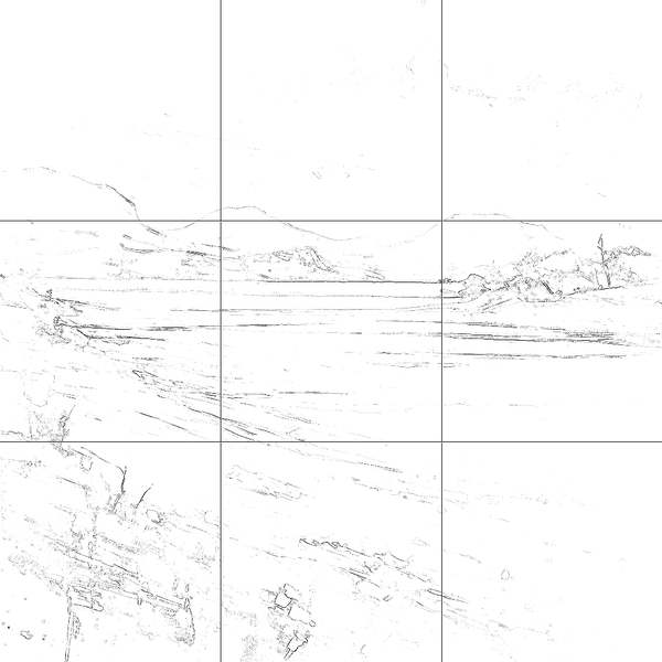 Sketch with grid