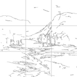 Line drawing with grid