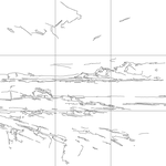 Line drawing with grid