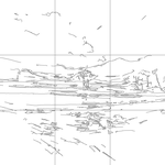 Line drawing with grid