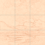 Sepia sketch with grid