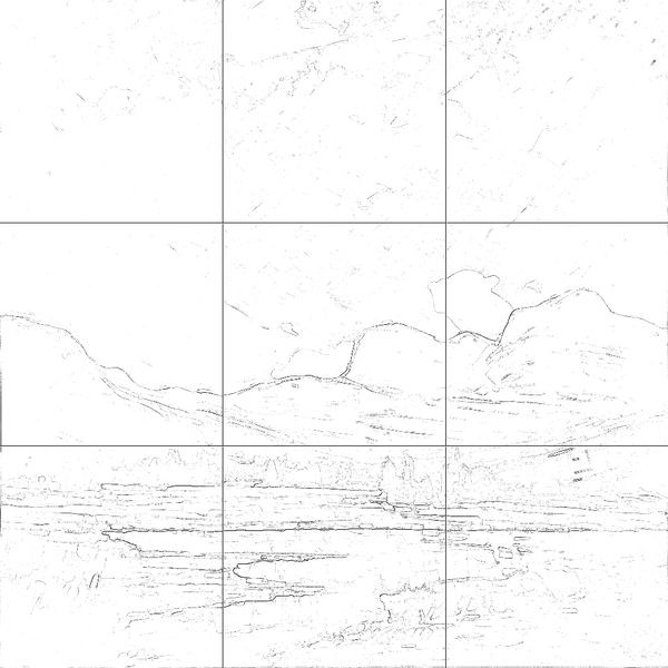 Sketch with grid