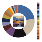 Colour wheel / palette