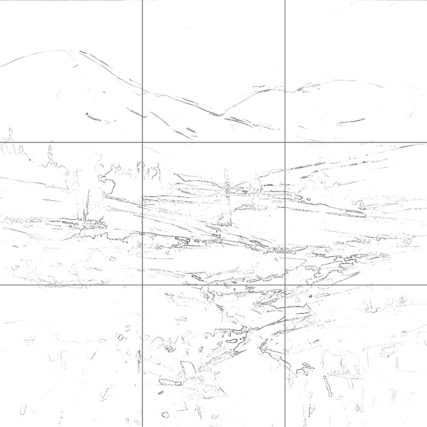 Sketch with grid