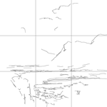 Line drawing with grid