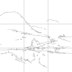 Line drawing with grid