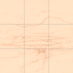 Sepia sketch with grid