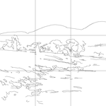 Line drawing with grid