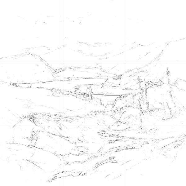 Sketch with grid