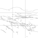 Line drawing with grid