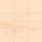 Sepia sketch with grid