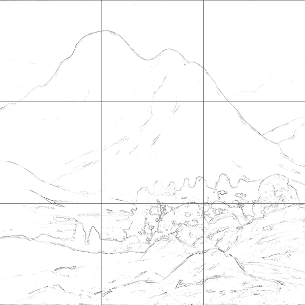 Sketch with grid