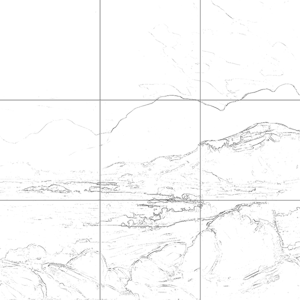 Sketch with grid