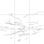 Line drawing with grid