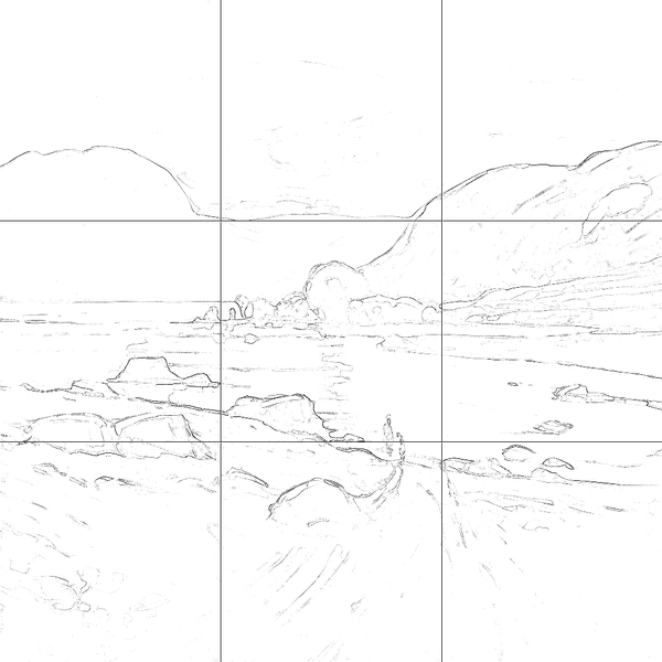 Sketch with grid