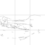 Line drawing with grid