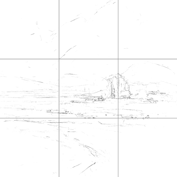 Sketch with grid