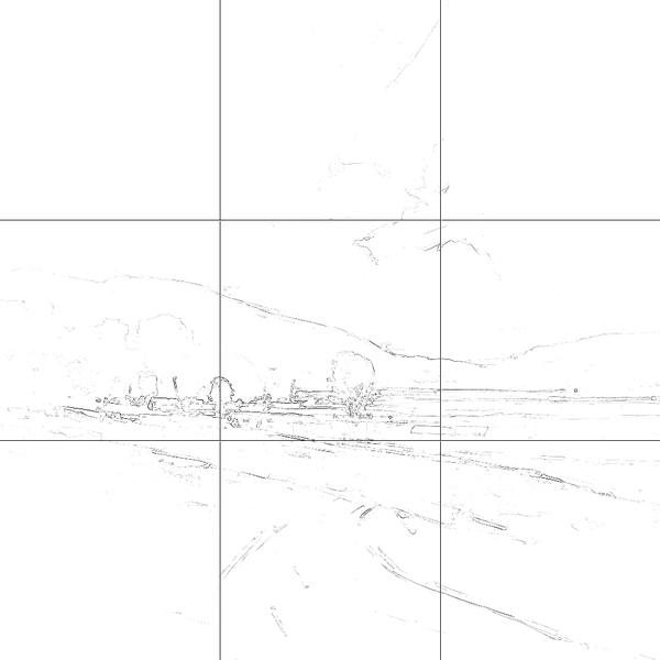 Sketch with grid