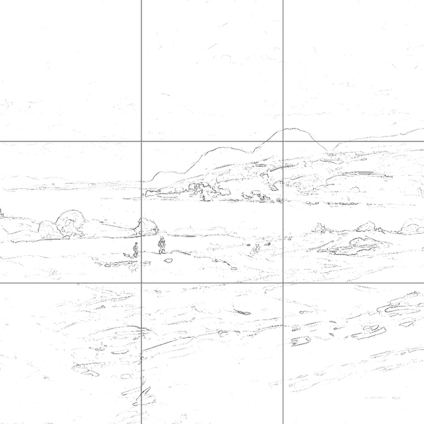 Sketch with grid