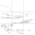 Line drawing with grid