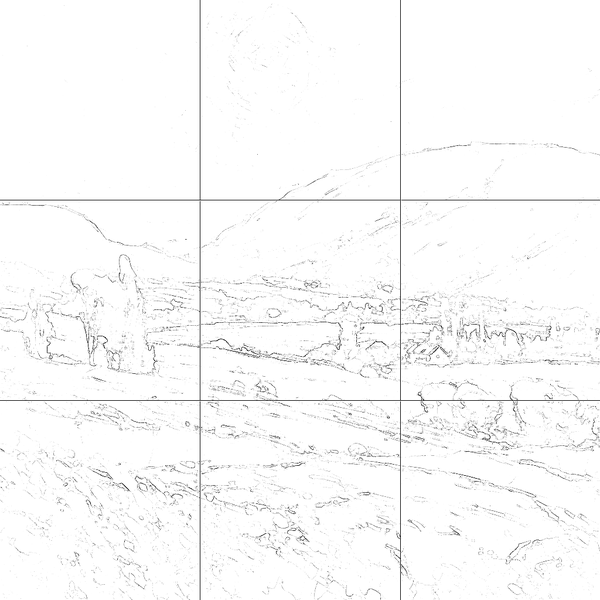 Sketch with grid