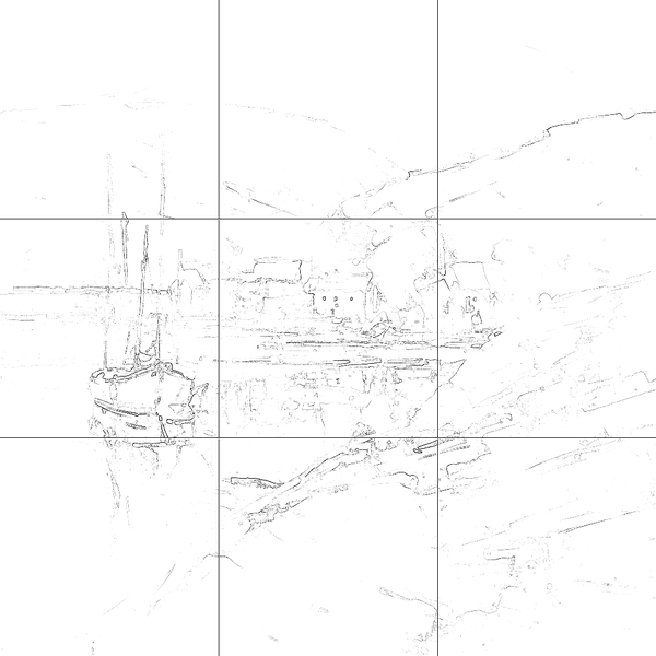 Sketch with grid