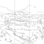 Line drawing with grid