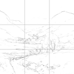 Sketch with grid