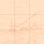 Sepia sketch with grid