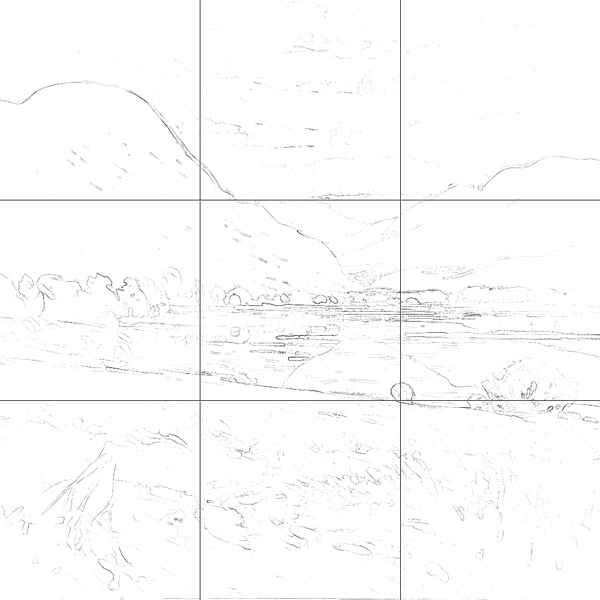 Sketch with grid