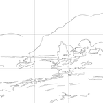 Line drawing with grid