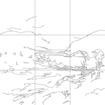 Line drawing with grid