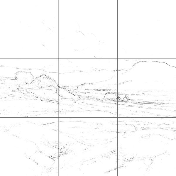 Sketch with grid