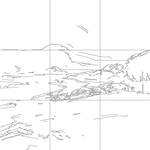 Line drawing with grid