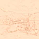 Sepia sketch