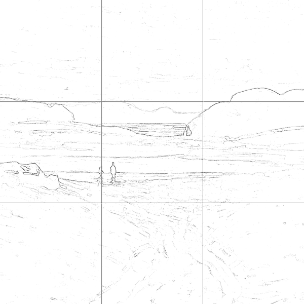 Sketch with grid