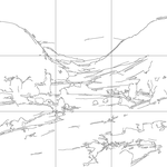 Line drawing with grid