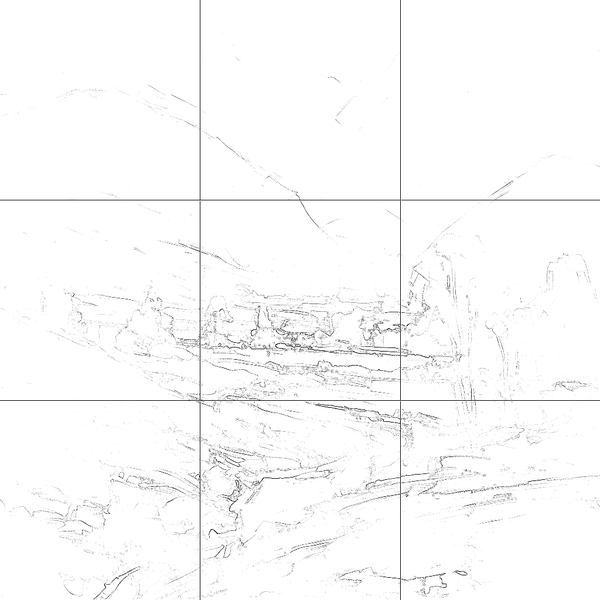 Sketch with grid