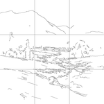 Line drawing with grid