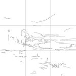 Line drawing with grid