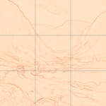 Sepia sketch with grid