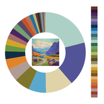 Colour wheel / palette