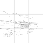 Line drawing with grid