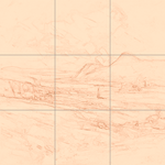 Sepia sketch with grid