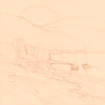 Sepia sketch