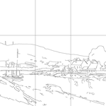 Line drawing with grid