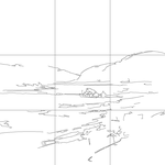 Line drawing with grid