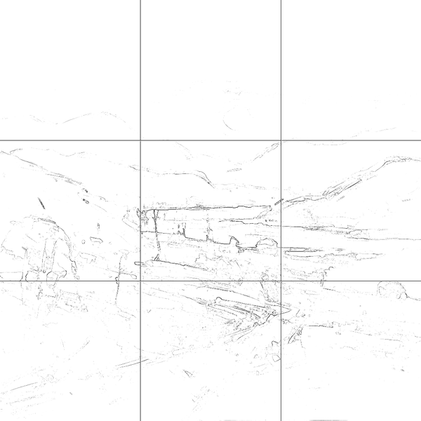 Sketch with grid